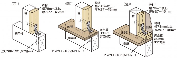 〔枠材用〕ミドルコーナー10取付図