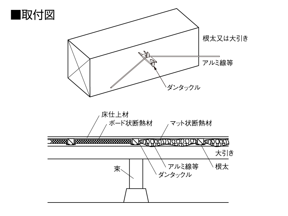 ダンタックル取付図