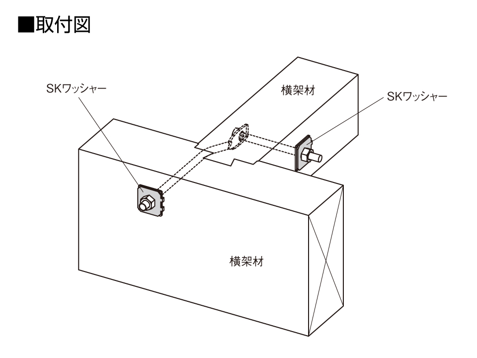 SKワッシャー取付図