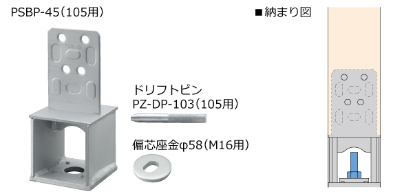 高耐力柱脚金物45の接合部の圧縮耐力はいくつですか。 - BX