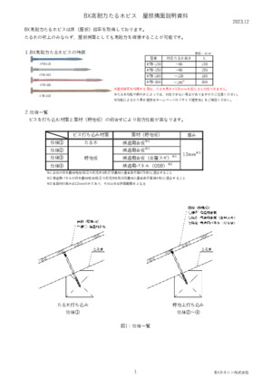 屋根構面説明資料